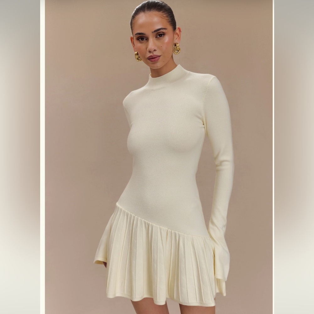 Meshki cream sweater dress XS
